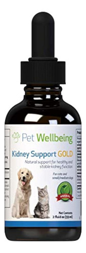 Pet Wellbeing Kidney Support Gold Para Gatos - Formulado Por