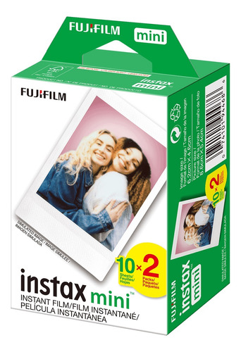 Fujifilm Instax Mini Instant Film, 20 Hojas