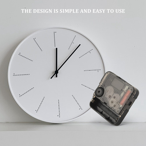 Mecanismo De Reloj Con Eje Cristalino Largo, 3/5 Pulgadas M