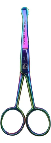 Tijeras Peluqueria De Nariz Punta Redonda De 4.5 Mini