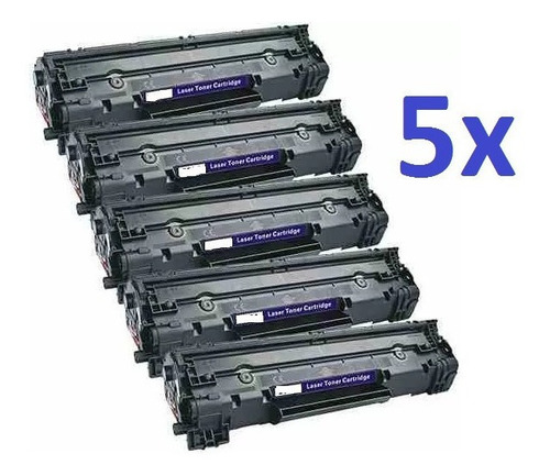 5x Toner Compatível Hp Ce285a Cb435a P/ P1102 M1132 E Outras