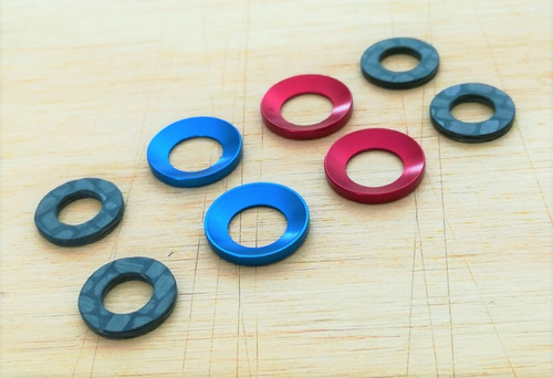 Imagen 2 de 4 de Kit De Rondanas Para Zapatas De Freno De Ruta