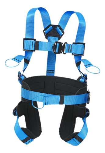 Bungee Trampoline Arnés De Cuerpo Completo Para Parque Azul
