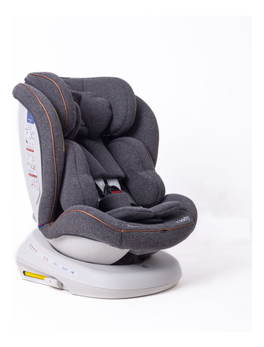 Butaca Silla Bebe P/ Auto Kiddy Advance (grupos 0,1,2,3) Color Gris