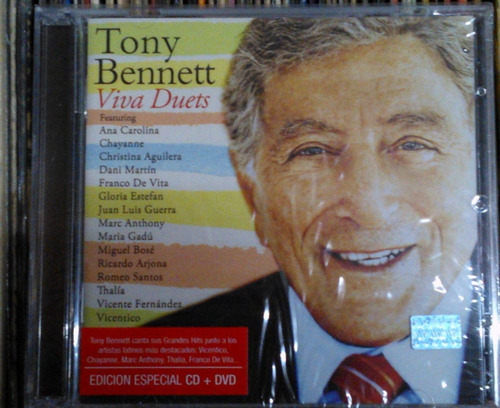 Tony Bennett Viva Duets Cd+dvd Nuevo Sellado / Kktus