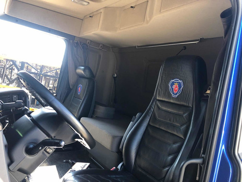 Imagem 12 de 15 de Scania R-440 Streamline 17/17 Azul 6x2 Cegonheiro