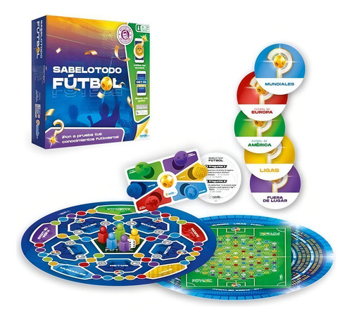 Juego De Mesa Sabelotodo Fútbol Con App