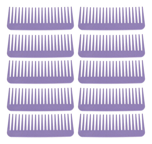 Peine Para Desenredar El Cabello, 10 Unidades, Con Dientes A