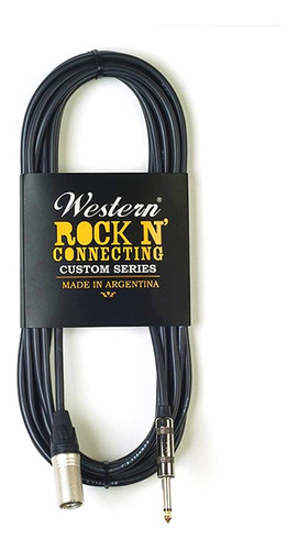Western Cable Trs/xlrm 1.5 Metros Balanceado Monitor Par