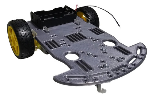 Kit Chassis Robô 2wd Roda Boba Motor Tt Robótica For Arduino