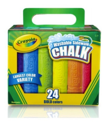 Gises Crayola Con 24 Colores Diferentes Lavables Xtreme C