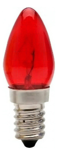Lâmpada Chupeta 7w 220v Vermelha E12 - Sadokin