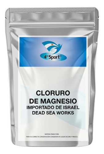 Cloruro De Magnesio Puro Israel Dead Sea Works 250gr Vip 4+ Sabor Característico
