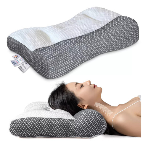 Almohada Para Dormir De Lado Y Espalda - Dolor De Cuello