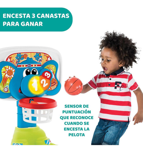 Imagen 5 de 6 de Chicco Cancha Basket League, Elefante