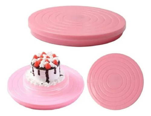 Aleissi Base Giratoria Mini Decorar Pastel Galletas Fondant 14 Cm