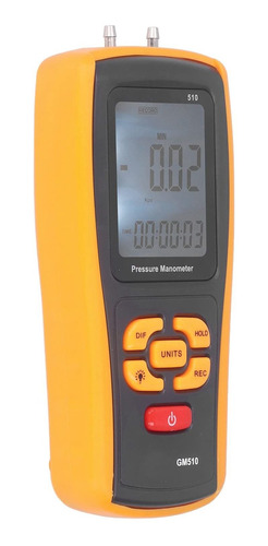 Pressure Gauge Portable Differential Record Mode With Fr