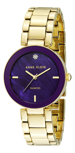 Reloj Anne Klein Ak/1362prgb Para Mujer, Dorado Con Correa D