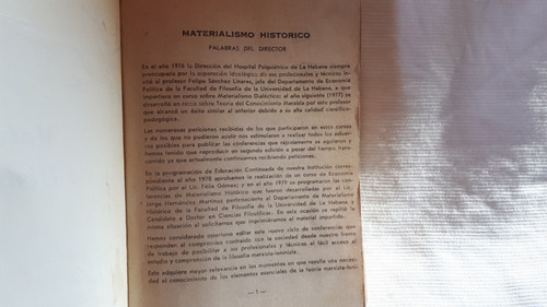 Materialismo Histórico La Habana Hospital Psiquiatrico