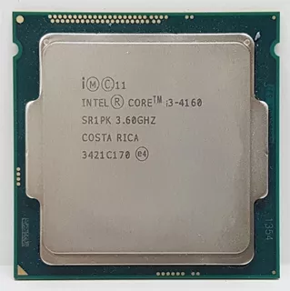 Processador gamer Intel Core i3-4160 BX80646I34160 de 2 núcleos e 3.6GHz de frequência com gráfica integrada