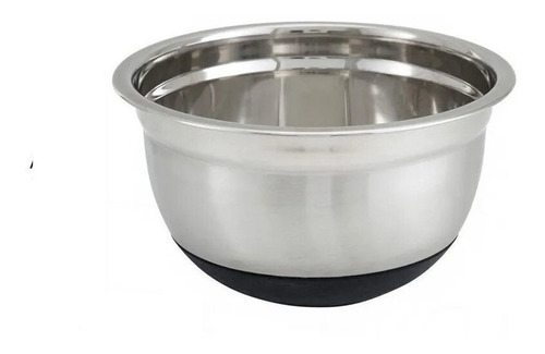 Bowl Acero Inoxidable Nº 28 Con Base Silicona 3,5 Litros