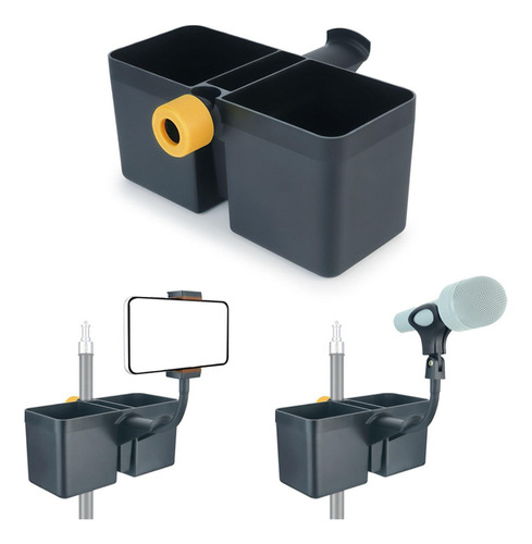 Suporte Para Microfone, Porta-copos, Porta-copos 2 Em 1