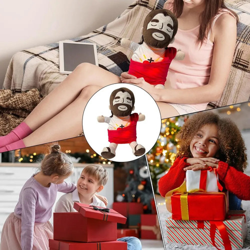Jesus Plush Toy That Breaths With Music And Lights 30cm