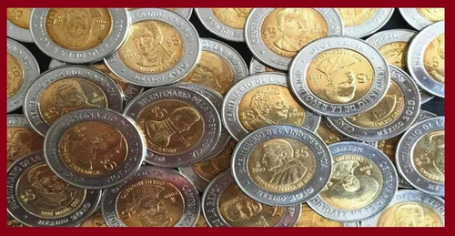 Moneda 5 Pesos Soldadera Luis Cabrera Otilio Montaño Y Mas !