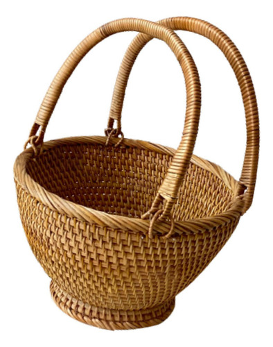 Cesta De Picnic De Ratán, , Cesta Para Servir, Cesta De