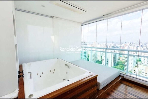 Imagem 5 de 30 de Cobertura Á Venda Com 3 Dorms, Campo Belo- R$ 5.3 Mi. - V4074