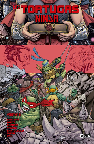 Las Tortugas Ninja Vol. 11, De Eastman, Kevin., Vol. 0. Editorial Ecc Ediciones, Tapa Blanda En Español, 2022