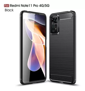 Funda Para Xiaomi Redmi Note 11 Pro Funda De Fibra De Carbon