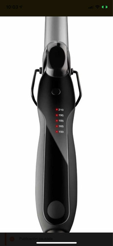 Rizador De Pelo Atma Pr8624n Punta Fria Temp Máxima 210°