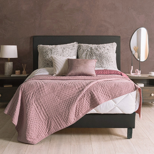 Edredón Novo Blush Ind Vianney Rosa Lisa