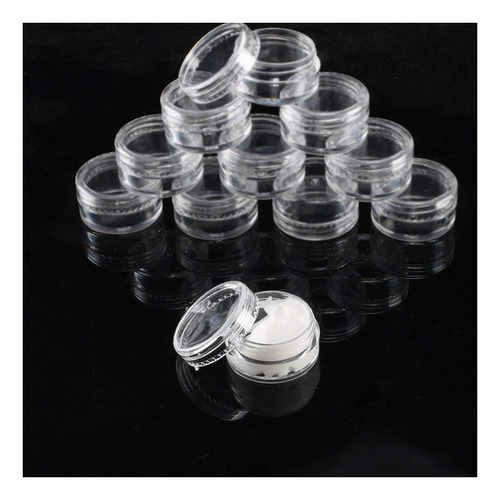 Frascos Pequeños Transparentes Para Muestras De Cosméticos,