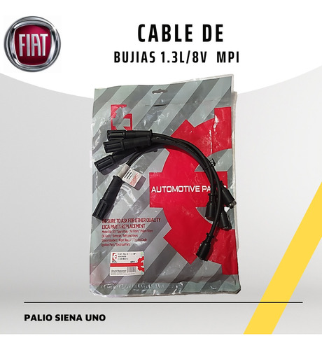 Cable Bujía  Fiat Palio Siena Uno 1,3/8v Mpi