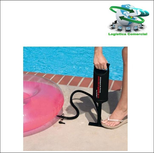 Bomba Para Inflar Doble Accion I I Intex Colchon Bote 68614