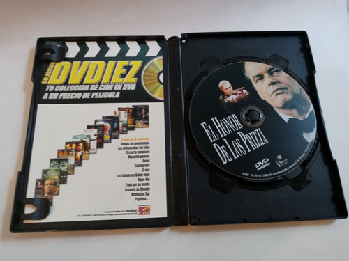 El Honor De Los Prizzi Dvd Jack Nicholson, Angelica Huston (Usado)