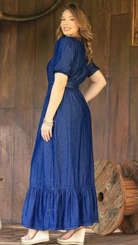 Vestido jeans on sale para jovens