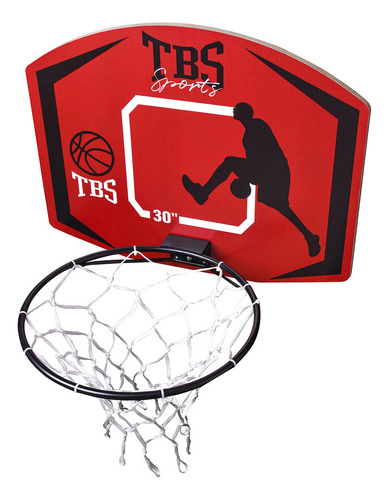 Kit Tabela Cesta De Basquete + Aro 41 Cm + Rede Seda Uv Top Triboshop