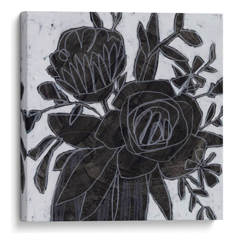 Canvas Lab Cuadro Pizarra Jardín I 25x25, June Erica Vess