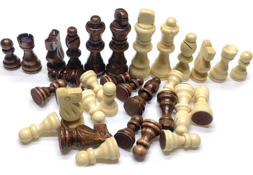 Juego De Ajedrez Internacional De Madera O De 32 Piezas