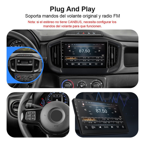 // ` Estéreo 1+32g Para Fiat Dodge Ram 700 Nueva 2021-2023