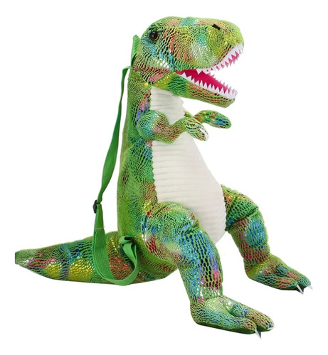 Mochila Dinosaurio Para Niños 3d + Bolsa Agua Caliente/frio