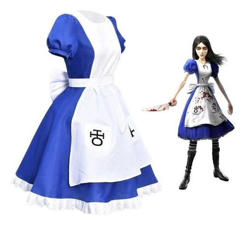 Disfraz De Princesa Costume Cosplay Alice Madness Returns Dress Cos