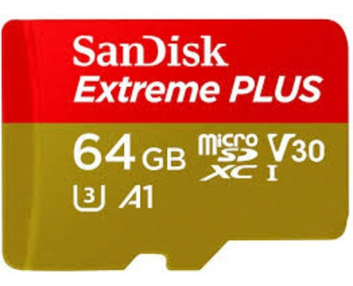 Memoria Micro Sd Sandisk Xtreme Plus De 64gb 170 Mb/s