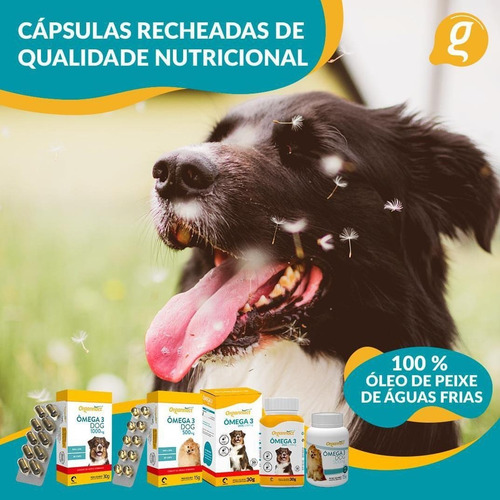 Imagem 3 de 3 de Omega 3 Dog 500mg - Organnact