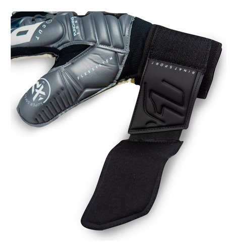 Guante De Portero Rinat Meta Gk Tactik Semi Spine Gris. Ad.