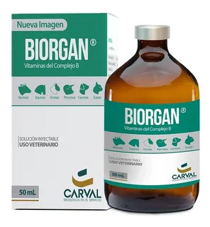 Biorgan Complejo B Solución Inyectable Para Animales 100 Ml 