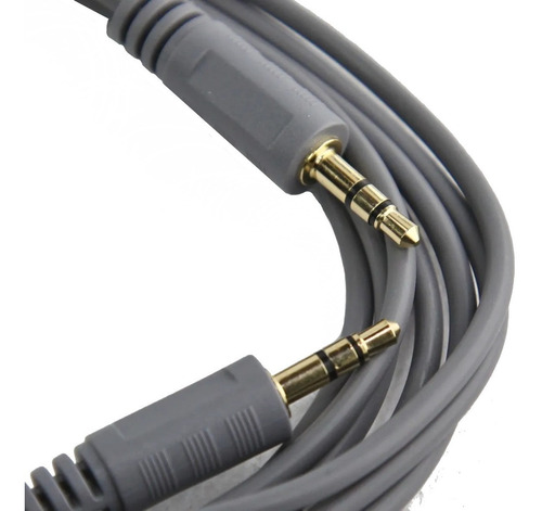 Imagen 3 de 4 de Cable De Audio Auxiliar Mini Plug A Mini Plug 1,80 Metros